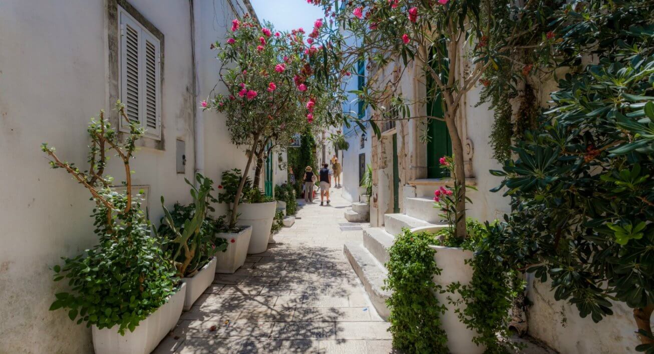 Ostuni, la città bianca, białe miasto w Apulii.