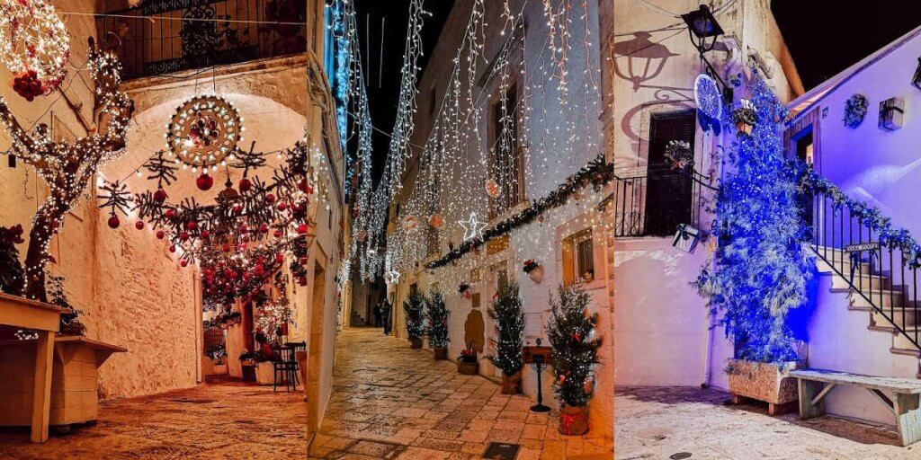 Locorotondo, Apulia (Puglia) w okresie świąt Bożego Narodzenia