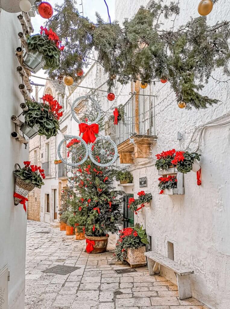 Locorotondo, Apulia (Puglia) w okresie świąt Bożego Narodzenia