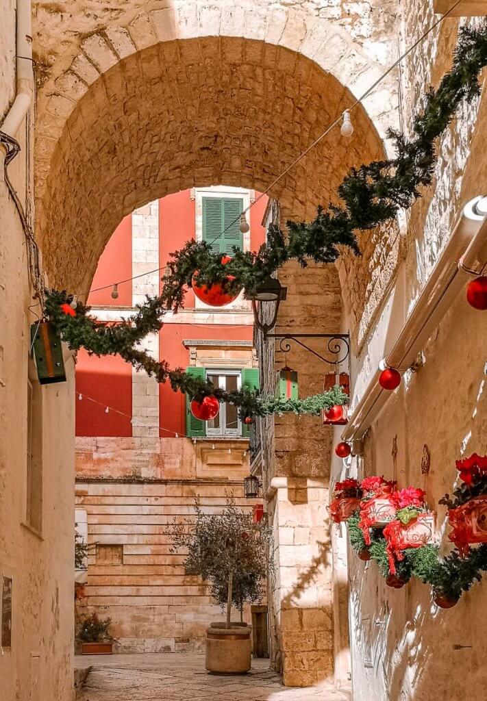 Locorotondo, Apulia (Puglia) w okresie świąt Bożego Narodzenia