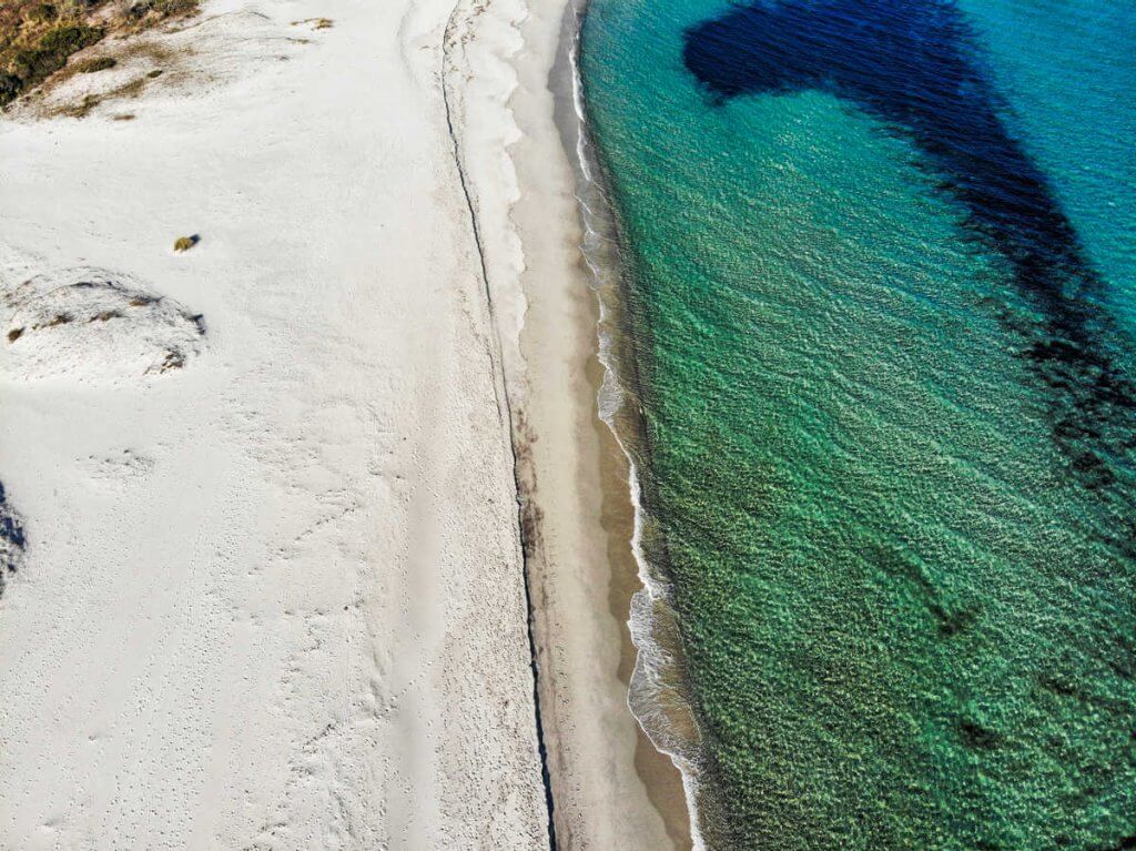 Plaża, spiaggia Berchida, Sardynia