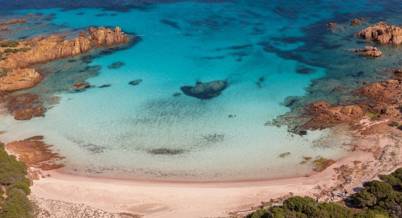 Różowa plaża, Spiaggia Rosa, Budelli