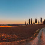 Punkty widokowe doliny Val d'Orcia w Toskanii