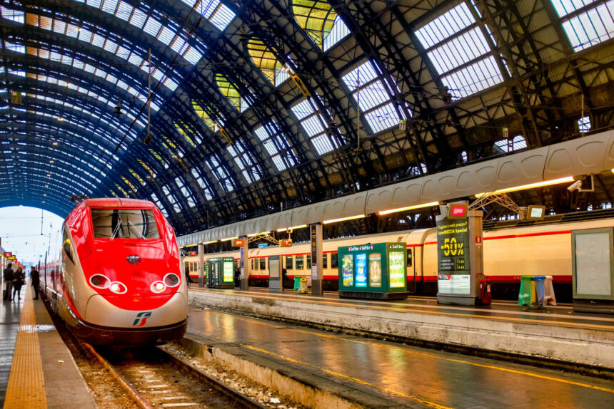 Frecciarossa na stacji Milano Centrale